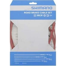 SHIMANO Yol Bisikleti Fren Kablo Seti Ptfe Kırmızı