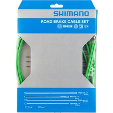 SHIMANO Yol Bisikleti Fren Kablo Seti Ptfe Yeşil