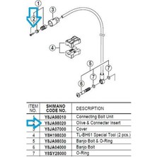 SHIMANO Hidrolik Fren Zeytin ve Pim SM-BH90 (Y8JA98020)