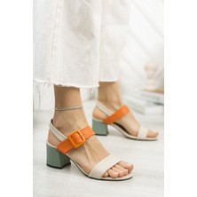 M&B COLLECT Kadın Topuklu Sandalet