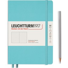Leuchtturm Notebook A5 Sert Kapak 251 Sayfa Noktalı Aquamarine