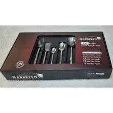 Kardelen 12 Kişilik 72 Parça Turkuaz Kaşık Çatal Bıçak Set