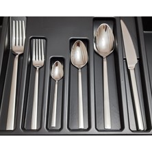 Kardelen  Çubuk  72 Parça 12 Kişilik 10.00 mm Bıçaklı Kaşık Çatal  Set