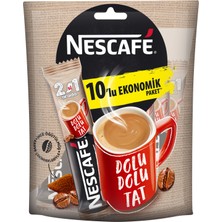 Nescafe 2 Si 1 Arada Şekersiz 10'lu 100 gr