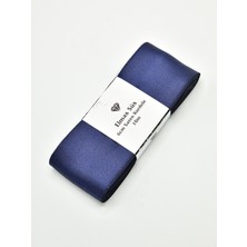 Elmas Süs Koyu Lacivert Saten Kurdele Takı Kurdelesi (6CM-10M)