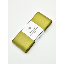 Elmas Süs Zeytin Yeşili Saten Kurdele Takı Kurdelesi (6CM-10M)