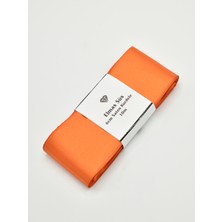 Elmas Süs Turuncu Saten Kurdele Takı Kurdelesi (6CM-10M)