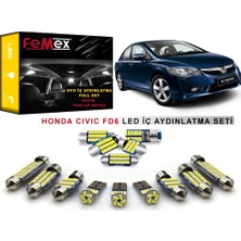 Femex Honda Civic Fd6 LED Iç Aydınlatma Ampul Seti Femex Parlak Beyaz