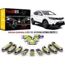 Femex Nissan Qashqai J11 LED Iç Aydınlatma Ampul Seti Femex Parlak Beyaz