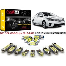 Femex Toyota Corolla 2013-2017 LED Iç Aydınlatma Ampul Seti Femex Parlak Beyaz