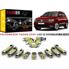 Femex Volkswagen Tiguan 2016+ LED Iç Aydınlatma Ampul Seti Femex Parlak Beyaz