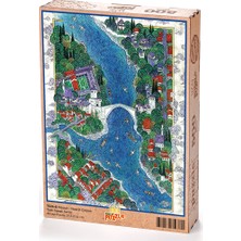 King Of Puzzle Mostar - Nusret Çolpan Ahşap Puzzle 500 Parça