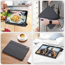 Dybox Apple iPad 7 ve 8. Nesil 10.2 Dux Ducis Serisi Kalem Yerli Soft Tpu Mıknatıslı Premium Tablet Kılıfı