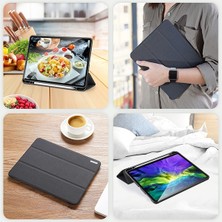 Dybox Apple iPad Pro 12.9 2020-2018 Dux Ducis Serisi Kalem Yerli Soft Tpu Mıknatıslı Premium Tablet Kılıfı