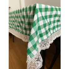 Karan Home Güpürlü Pötikare Dertsiz Zefir Kumaş Masa Örtüsü