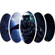 Renkselart Kara Panter Mdf TABLO-0569