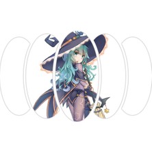 Renkselart Anime Kız Cadı Mdf TABLO-0023