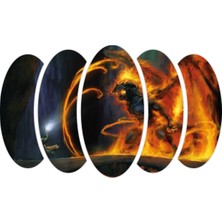 Renkselart Yüzüklerin Efendisi Gandalf Balrog Mdf Tablo-3036