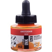 Amsterdam Akrilik Mürekkep Boya 30 ml Azo Orange