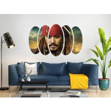 Renkselart Jack Sparrow Mdf Tablo-3403