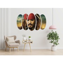 Renkselart Jack Sparrow Mdf Tablo-3403