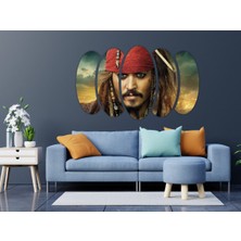 Renkselart Jack Sparrow Mdf Tablo-3403