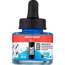 Amsterdam Akrilik Mürekkep Boya 30 ml Brilliant Blue