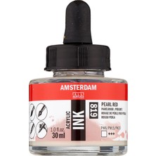 Amsterdam Akrilik Mürekkep Boya 30 ml Pearl Red