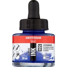 Amsterdam Akrilik Mürekkep Boya 30 ml Ultramarine