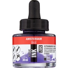 Amsterdam Akrilik Mürekkep Boya 30 ml Ultramarine Violet