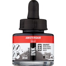 Amsterdam Akrilik Mürekkep Boya 30 ml Neutral Grey