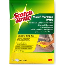 Scotch Brite Scotch-Brite Genel Kullanım Amaçlı Renkli Bez (Sarı/pembe/mavi), 3 Adet