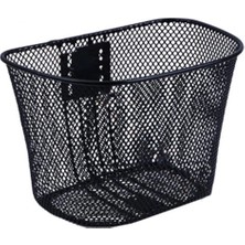 Elektrikli Motor 26 Mtb Ön Sepet Demir Siyah