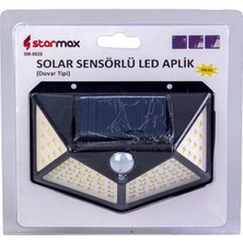Starmax Solar Sensörlü LED Aplik 100LED SM8026