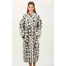 Özdilek Bornoz Kadife Şalyaka Mosaico Bej L Beden