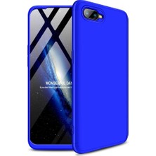 Ceponya Oppo RX17 Neo Kılıf Zore Kamera Korumalı 360 Tam Koruma Ays Mavi