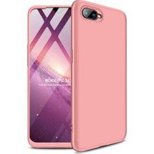 Ceponya Oppo RX17 Neo Kılıf Zore Kamera Korumalı 360 Tam Koruma Ays Rose