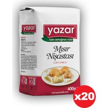 Yazar Mısır Nişasta 400gr Kolı 20' li