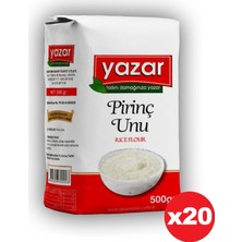 Yazar Pirinç Unu  500 gr 20' li