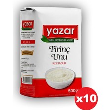 Yazar Pirinç Unu(Sade,organık) 500 Gr x 10 Paket