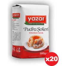 Yazar Pudra Şekeri 500gr 20' li