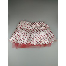 Event Party Store Etek Beyaz Kırmızı Puanlı