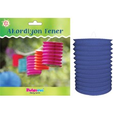 Event Party Store Akordiyon Fener Süs Mavi