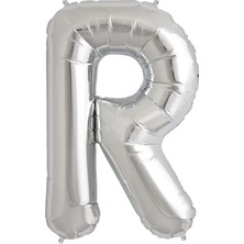 Event Party Store Folyo Balon R Harf Gümüş 90CM