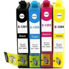 PrintPen Stylus Office BX320-BX525-BX535-BX625 T1291XL-1292XL-1293XL-1294XL Yüksek Kapasiteli 4 Renk Muadil Kartuş Seti