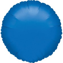 Event Party Store Folyo Balon Yuvarlak Mavi 18'' D.ü 6tl