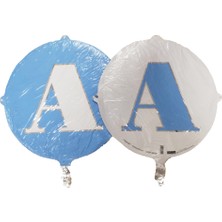 Event Party Store Folyo Balon Harf A Açık Mavi 18''