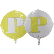 Event Party Store Folyo Balon Harf P Sarı 18''
