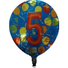 Event Party Store Folyo Balon Rakam 5 Balonlu 18''