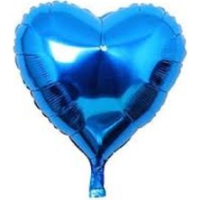 Event Party Store Folyo Balon Kalp Mavi 18''